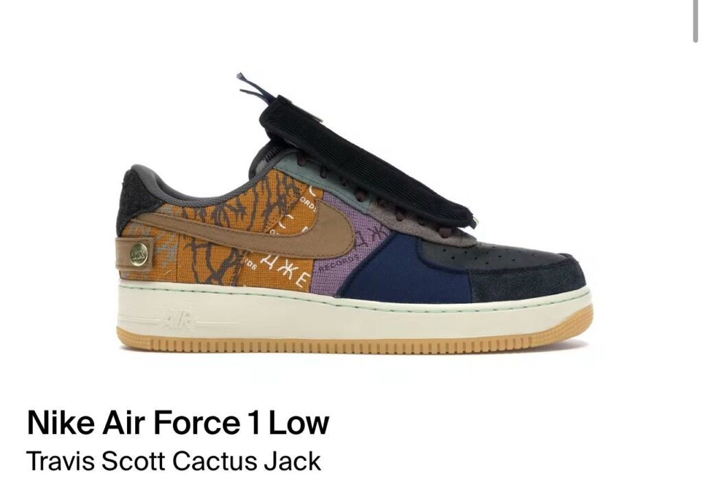 Nike Air Force 1 Low "Travis Scott Cactus Jack"